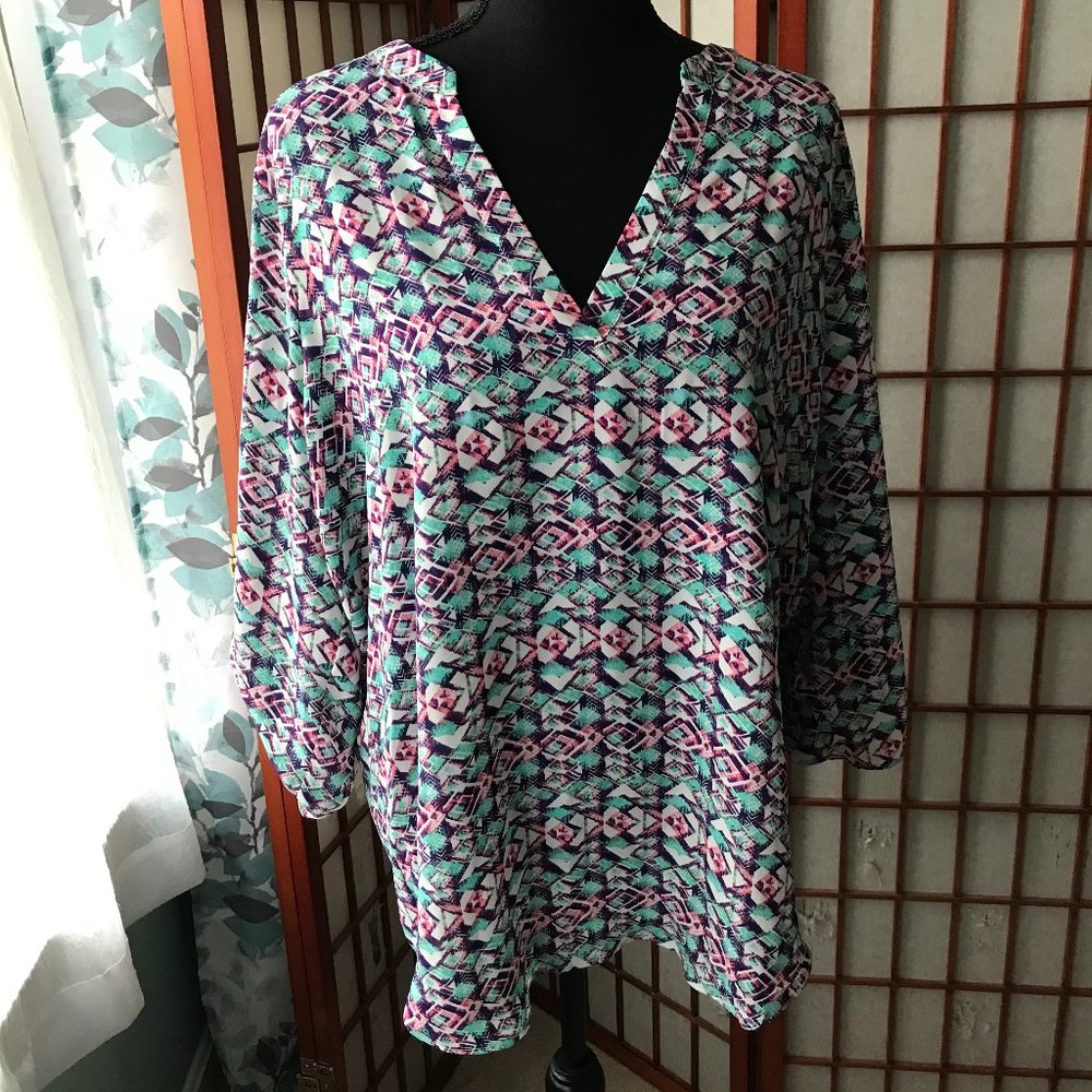 Mosaic Decree Blouse EUC
